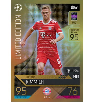 Topps Match Attax Champions League 2022/2023 Limited Edition Joshua Kimmich (FC Bayern München)